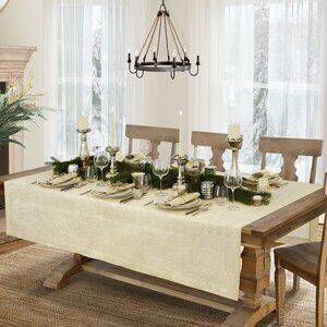 Villeroy & Boch Windsor Tablecloth | Metallic Shimmer | 60 x 144” Oblong | NWT